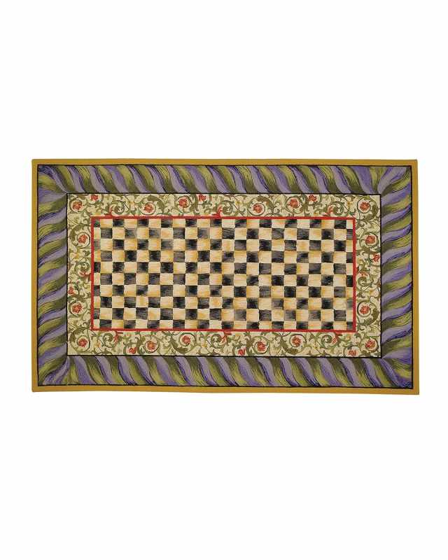 Courtly Check Rug, 5' x 8'